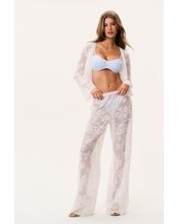 LoveShackFancy - Jessia Lace Cover-Up Pant For - Lyst