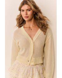 LoveShackFancy - Lawrence Lightweight Cashmere Cardigan For - Lyst