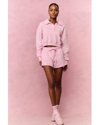 LoveShackFancy - Abrah Fleece Shorts For - Lyst