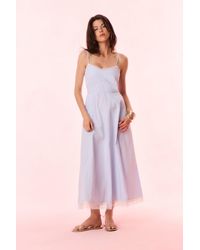 LoveShackFancy Judalon Cotton Midi Dress For in Pink | Lyst LoveShackFancy Judalon Cotton Midi Dress For in Pink | Lyst