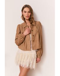LoveShackFancy - Eris Suede Jacket For - Lyst