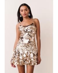 LoveShackFancy - Liria Sequin Mini Dress For - Lyst