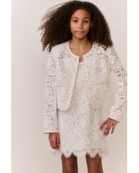 LoveShackFancy - Tween Junetta Lace Jacket For - Lyst