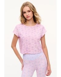 LoveShackFancy - Rubin Cropped Tee For - Lyst