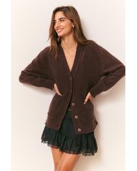 LoveShackFancy - Applene Brushed Cashmere Cardigan For - Lyst