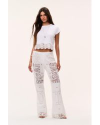 LoveShackFancy - Lilo Patchwork Lace Pant For - Lyst
