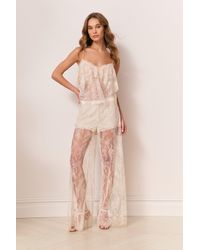 LoveShackFancy - Sigrid Sheer Lace Pants For - Lyst
