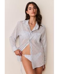 LoveShackFancy - Hudley Floral Cotton Shirt For - Lyst