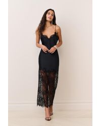 LoveShackFancy Emalia Embellished Lace Maxi Dress For in Pink | Lyst