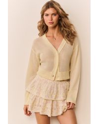 LoveShackFancy - Blooming Floral Ruffle Mini Skirt For - Lyst