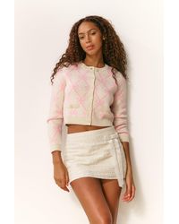 LoveShackFancy - Veronika Wool-Blend Bow Cardigan For - Lyst