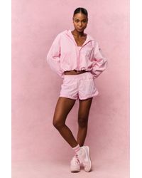 LoveShackFancy - Lavey Gingham Windbreaker Shorts For - Lyst