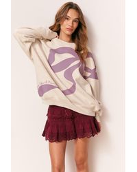 LoveShackFancy - Palo Winding Bow Pullover For - Lyst