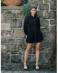 LOVE THE LABEL - Marta Long Sleeve Mini Dress - Lyst