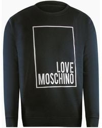 Love Moschino - Box Logo Sweatshirt - Lyst