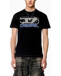 DIESEL - T Shirts Diegor K74 Graphic Logo Tee - Lyst