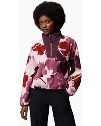 Columbia - Sequoia Grove Ii Printed Half Zip Polyester Fleece Pullover - Lyst