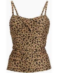 Regatta - Ladies Aceana Iii Leopard Print Tankini Top - Lyst