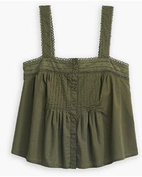 Levi's - Levi's Cici Square Neck Camisole Tank - Lyst