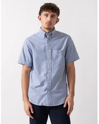 GANT - Regular Fit Short Sleeve Oxford Shirt - Lyst