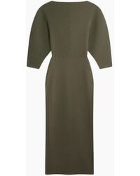 Ted Baker - Vanitha Sculptured Rib Knitted Maxi Dark Dress - Lyst