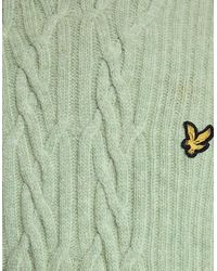 Lyle & Scott - Embroidered Eagle Logo Crew Neck Long Sleeve Sweater - Lyst