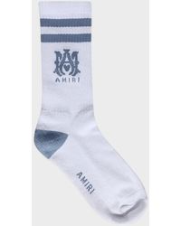 Amiri - Ma Stripe Socks/Dusty - Lyst
