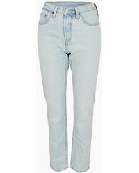 Levi's - 501 Straight Leg Five Pocket Jeans - Lyst