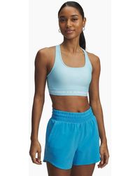 Under Armour - Scoop Neck Sports Bra With Spaghetti Straps - Lyst