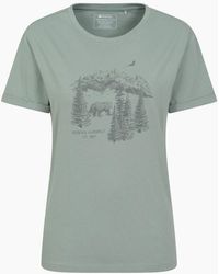 Mountain Warehouse - Ladies Forest Bear Organic Loose Fit T-Shirt - Lyst