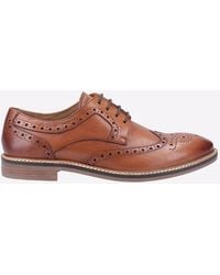 Hush Puppies - Bryson Memory Foam Brouge Shoes Tan - Lyst