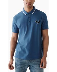 TRUE RELIGION - Polo Shirt Regular Fit Signature Horseshoe Pique Polo Shirts - Lyst