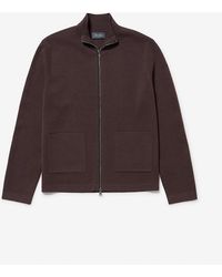 Oliver Sweeney - Knitted Merino Wool Blend Jacket - Lyst