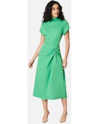 PRINCIPLES - Ladies Occasion Ruched Side Fitted And Flared Midi Dress - Lyst