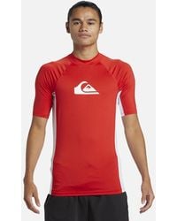 Quiksilver - Everyday Short Sleeve Uv Protect Rash Vest - Lyst