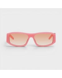 CASABLANCA - Rectangular Comb Acetate Sunglasses - Lyst
