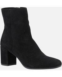 Hush Puppies - Octavia Suede Heeled Ankle Boots - Lyst