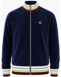Sergio Tacchini - Sartori Velour Track Top Jacket Maritime - Lyst