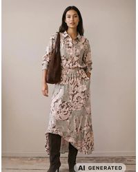 Fynch-Hatton - Lion Print Abstract Blouse - Lyst