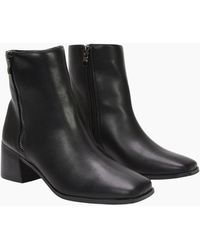 XY London - Ladies Willow Square Toe Ankle Boots - Lyst