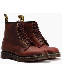 Dr. Martens - Dr. Martens 1460 Crazy Horse Leather Cherry Boots - Lyst