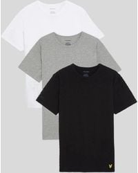 Lyle & Scott - 3-Pack Lounge T-Shirts - Lyst