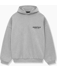 Fear Of God - Fleece Hoodie 'Light Heather' - Lyst