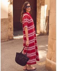Ro&zo - Petite Striped Cotton Rugby Shirt Dress - Lyst