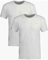 GANT - 2-Pack Crew-Neck T-Shirts - Lyst