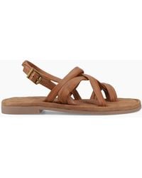 Hush Puppies - Hope Ankle Strap Sandals Tan - Lyst