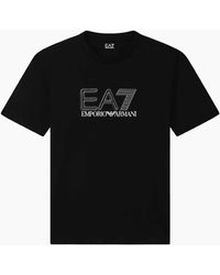 EA7 - Shadow Logo T-Shirt - Lyst