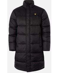 Lyle & Scott - Lyle & Scott Long Wadded Puffer Jacket - Lyst