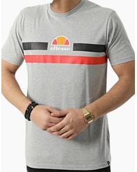 Ellesse - Aprel T Shirts Crew Neck Short Sleeve Cotton Summer Beach Tee Print - Lyst