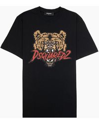 DSquared² - Bear Logo Cool Fit T Shirt 900 - Lyst